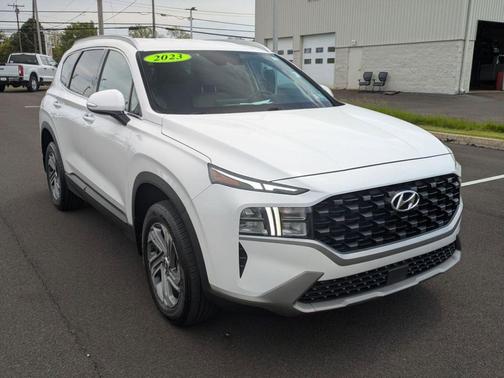 White Pearl 2023 Hyundai SANTA FE SEL