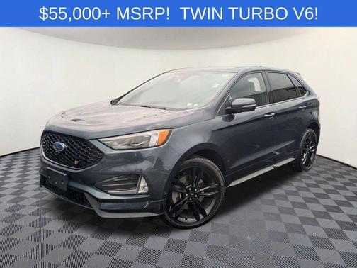 Blue Metallic 2022 Ford Edge ST
