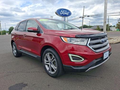 Ruby Red Metallic 2016 Ford Edge Titanium
