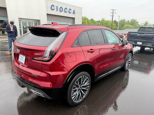 Radiant Red 2025 Cadillac XT4 Sport