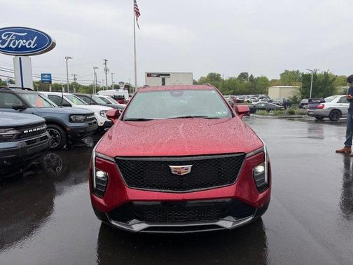 Radiant Red 2025 Cadillac XT4 Sport
