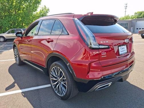 Radiant Red 2025 Cadillac XT4 Sport