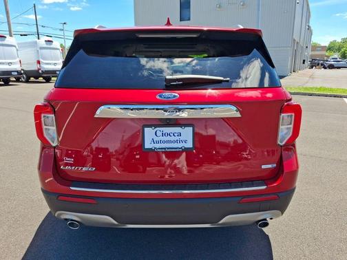 Red Metallic 2020 Ford Explorer Limited