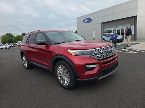 Red Metallic 2020 Ford Explorer Limited