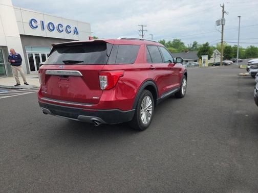 Red Metallic 2020 Ford Explorer Limited