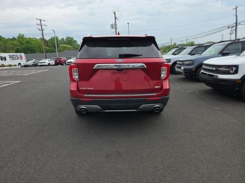 Red Metallic 2020 Ford Explorer Limited