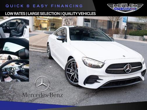 White 2021 Mercedes-Benz E-Class 4MATIC