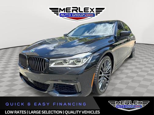 Black 2017 BMW 750 Li