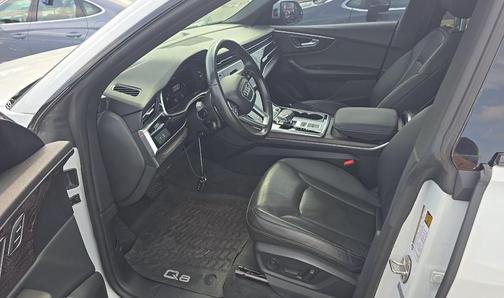 White 2021 Audi Q8 55 Premium Plus