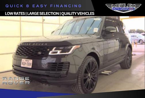 Black 2020 Land Rover Range Rover 3.0L V6 Supercharged HSE