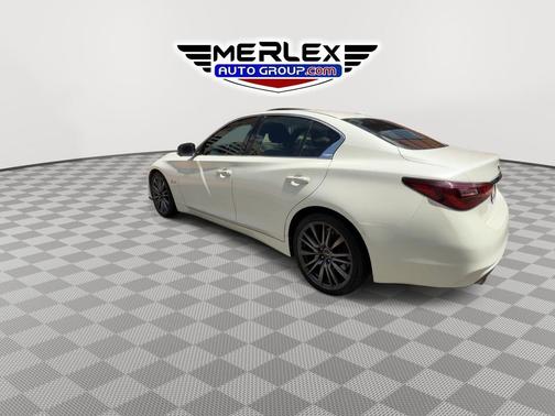 Majestic White 2018 INFINITI Q50 3.0t RED SPORT 400