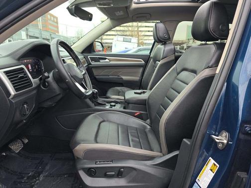 Blue 2021 Volkswagen Atlas SEL Premium