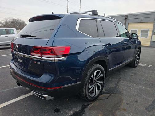 Blue 2021 Volkswagen Atlas SEL Premium