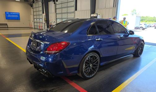 Brilliant Blue Metallic 2021 Mercedes-Benz AMG C 63 63 AMG
