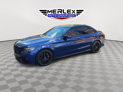 Brilliant Blue Metallic 2021 Mercedes-Benz AMG C 63 63 AMG
