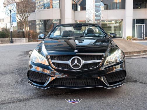 Black 2016 Mercedes-Benz E-Class 550 Convertible