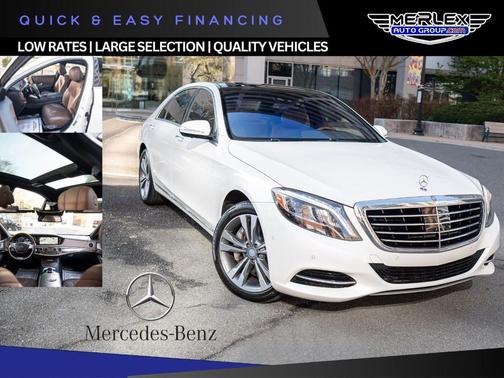 Diamond White 2016 Mercedes-Benz S-Class 4MATIC