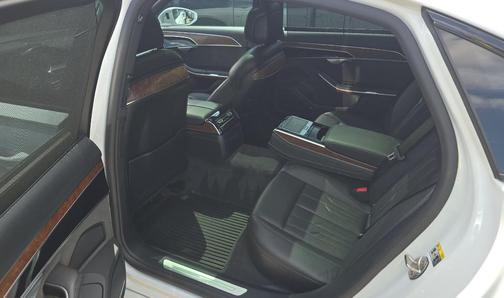 Glacier White Metallic 2021 Audi A8 L 60