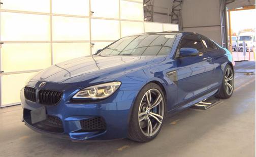 Blue 2016 BMW M6 Base
