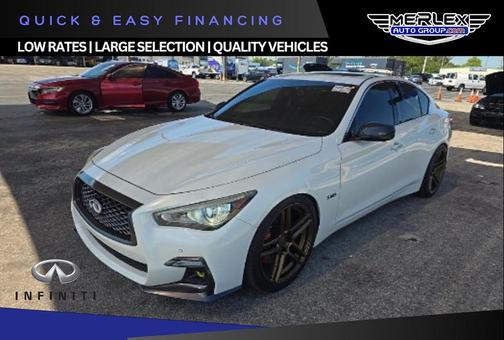 Majestic White 2018 INFINITI Q50 3.0t RED SPORT 400