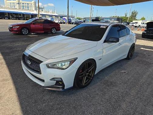 Majestic White 2018 INFINITI Q50 3.0t RED SPORT 400