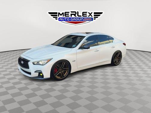 Majestic White 2018 INFINITI Q50 3.0t RED SPORT 400