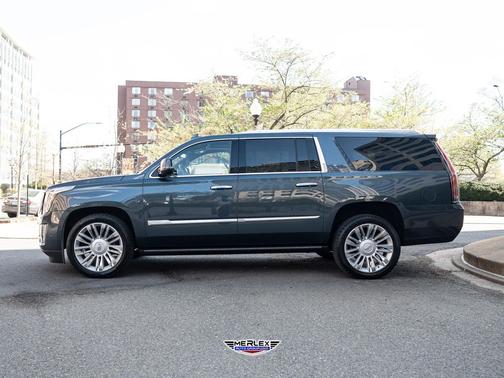 Shadow Metallic 2019 Cadillac Escalade ESV Platinum