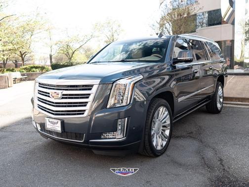 Shadow Metallic 2019 Cadillac Escalade ESV Platinum