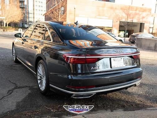 Mythos Black Metallic 2021 Audi A8 L 60