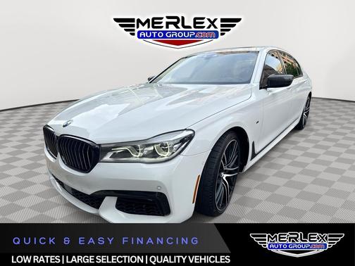 White 2017 BMW 750 Li