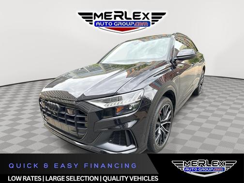Black 2021 Audi Q8 55 Premium Plus