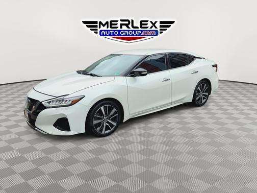 Pearl White Tricoat 2019 Nissan Maxima 3.5 SV