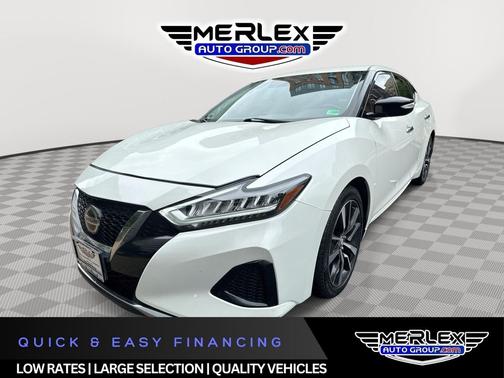 Pearl White Tricoat 2019 Nissan Maxima 3.5 SV