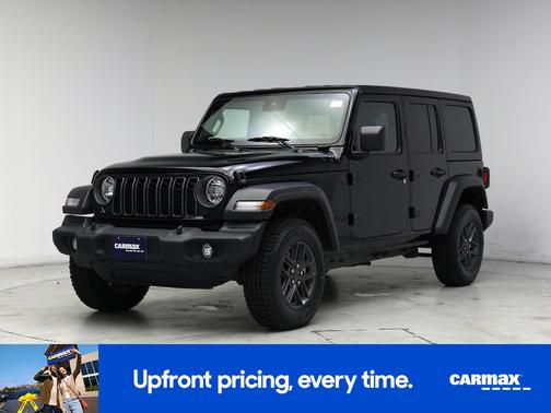 Black 2025 Jeep Wrangler Sport S