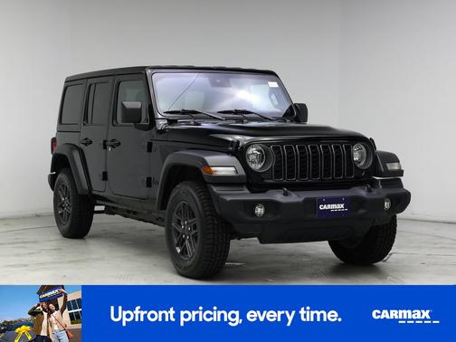 Black 2025 Jeep Wrangler Sport S