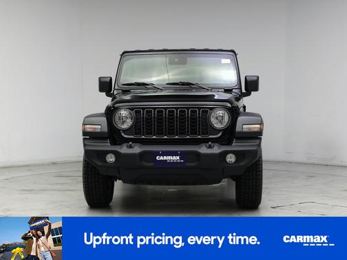 Black 2025 Jeep Wrangler Sport S