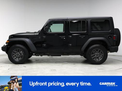 Black 2025 Jeep Wrangler Sport S