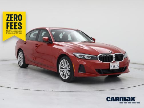 Red 2023 BMW 330 XI
