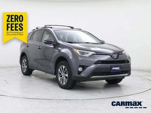 Gray 2016 Toyota RAV4 Hybrid XLE
