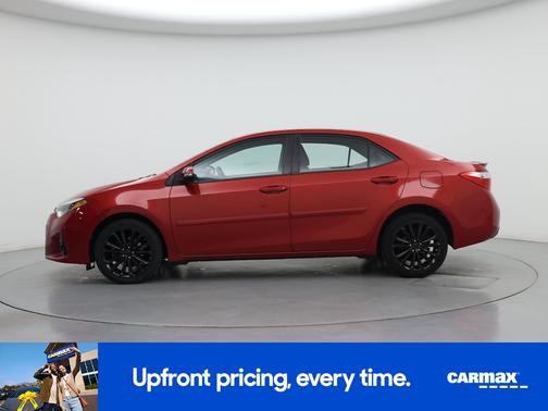 Red 2014 Toyota Corolla S Plus