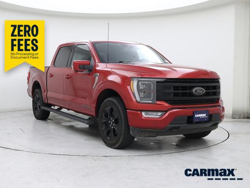 Red 2022 Ford F-150 Platinum