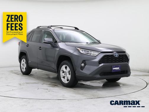 Gray 2021 Toyota RAV4 Hybrid XLE