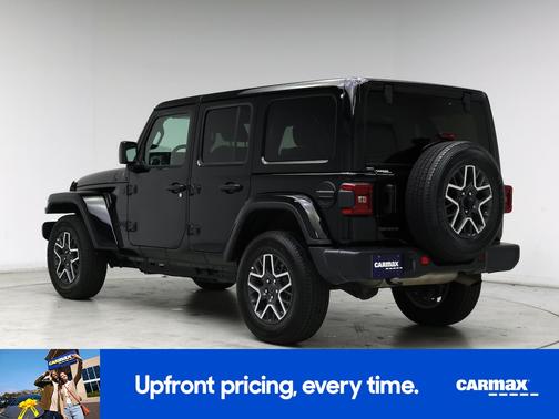 Black 2025 Jeep Wrangler Sahara