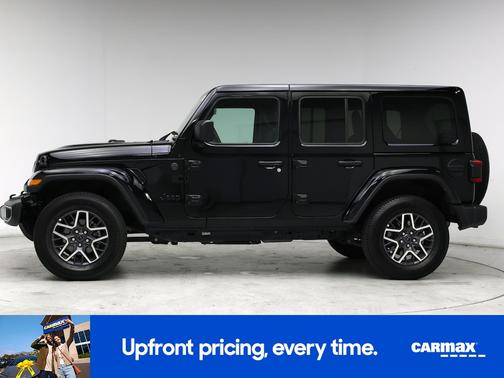 Black 2025 Jeep Wrangler Sahara