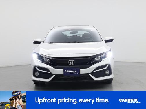 White 2021 Honda Civic EX