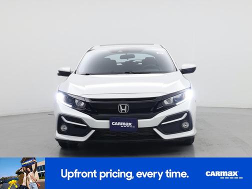White 2021 Honda Civic EX