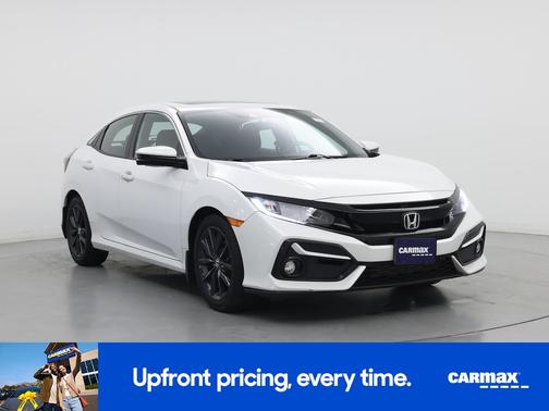 White 2021 Honda Civic EX