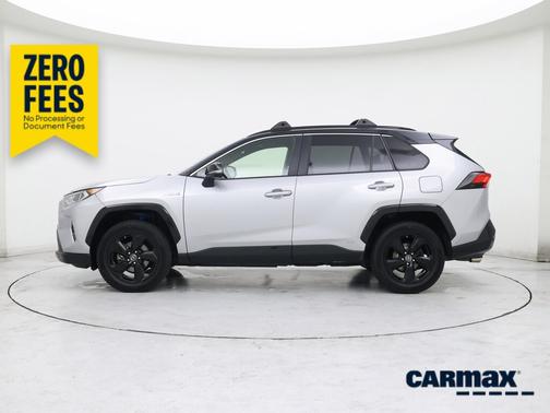 Silver 2019 Toyota RAV4 Hybrid XSE