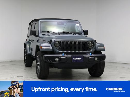 Gray 2024 Jeep Wrangler 4xe Sport S