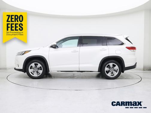 White 2019 Toyota Highlander Limited